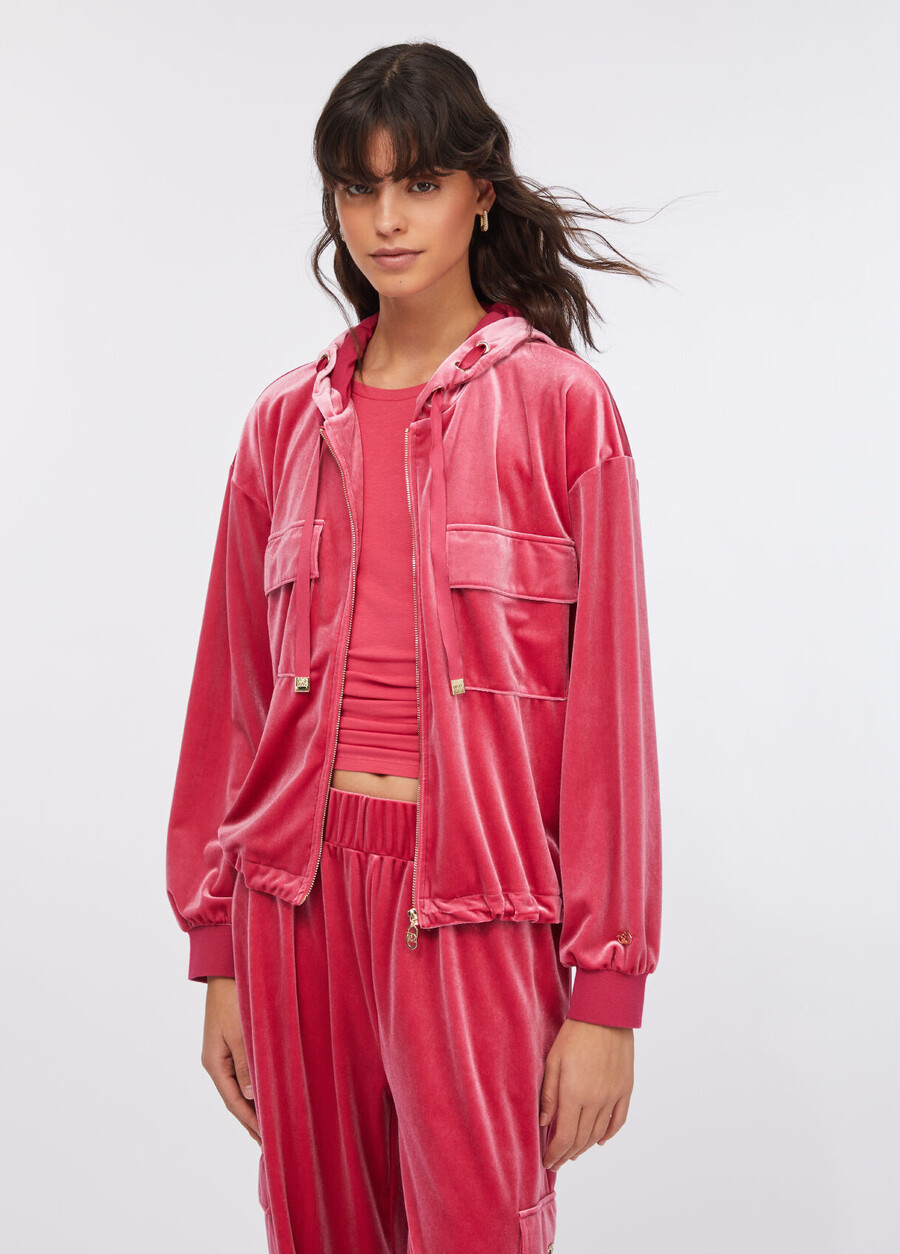 chenille hoodie