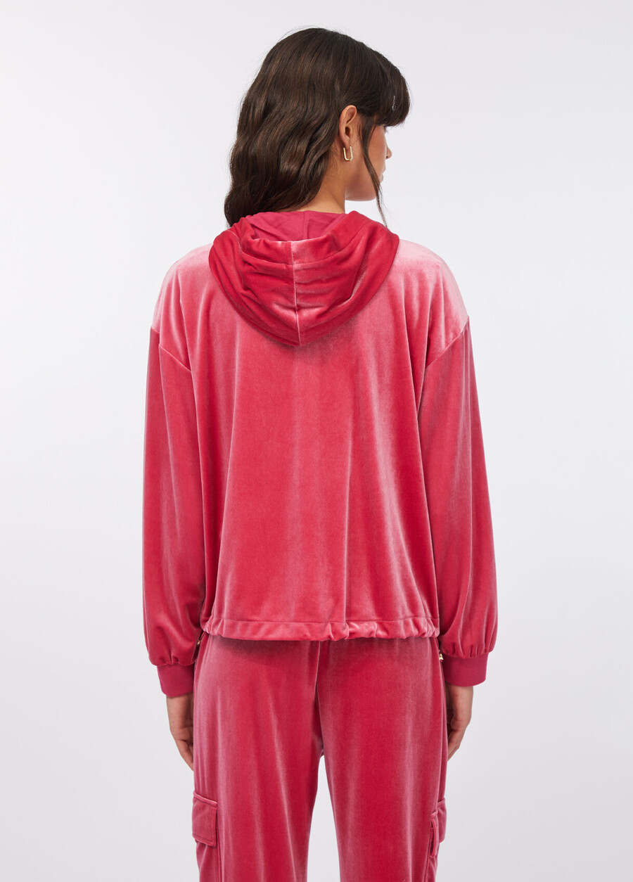 chenille hoodie