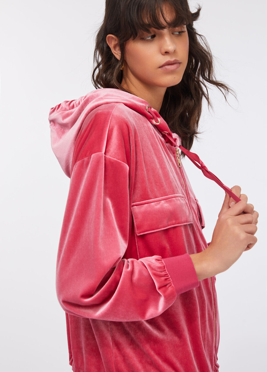chenille hoodie