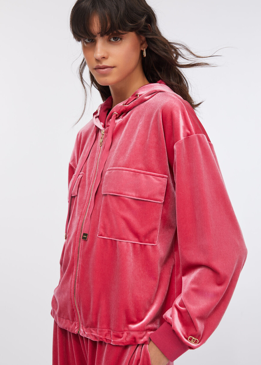 chenille hoodie