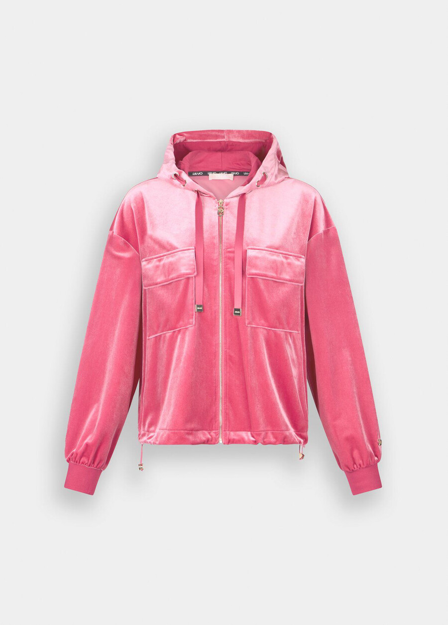 chenille hoodie
