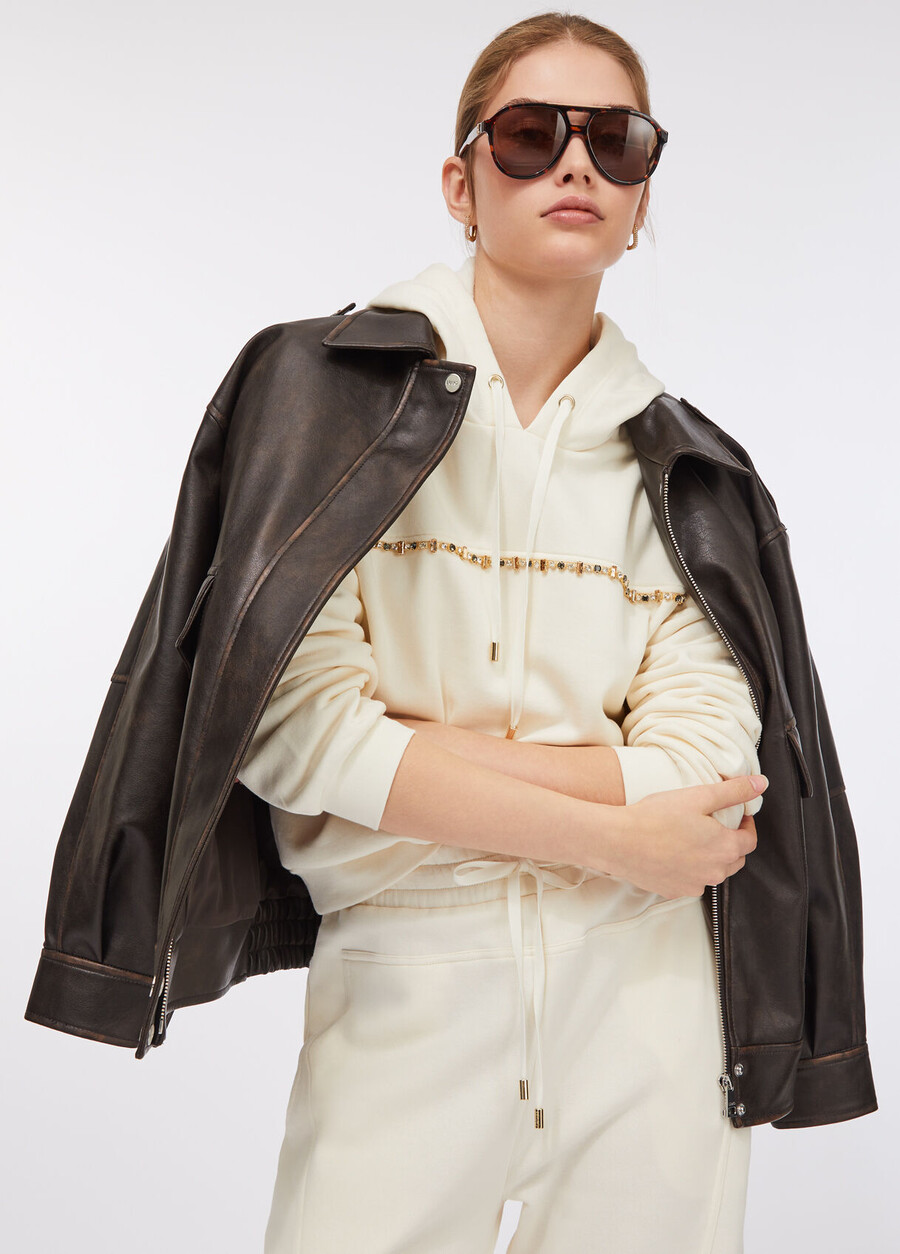liu jo better hooded sweatshirt
