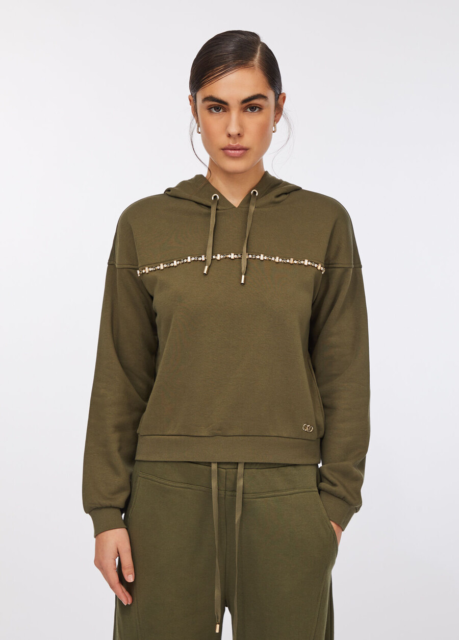 liu jo better hooded sweatshirt