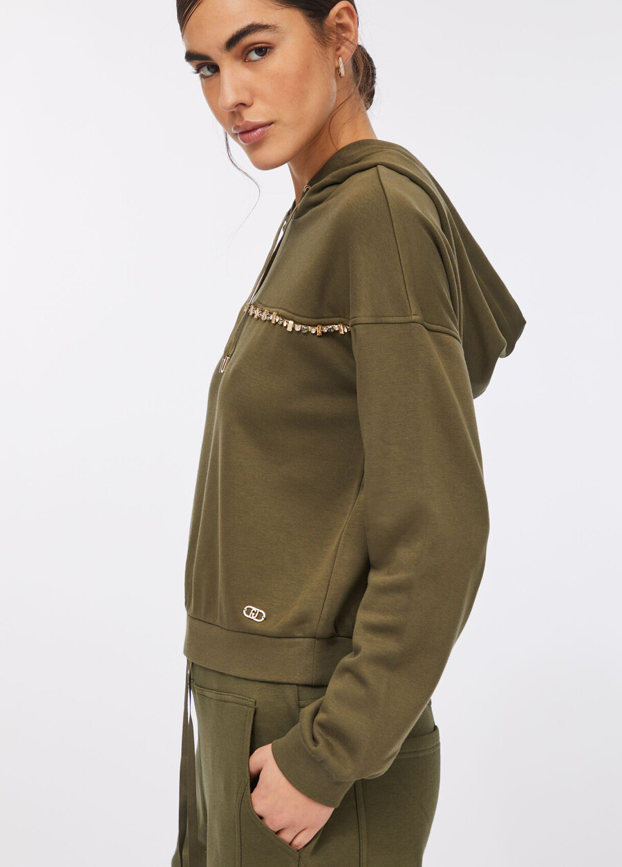 liu jo better hooded sweatshirt