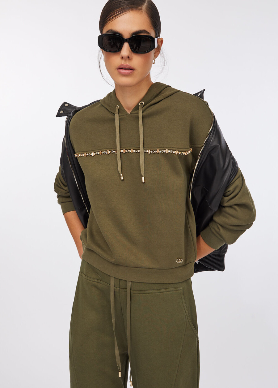 liu jo better hooded sweatshirt