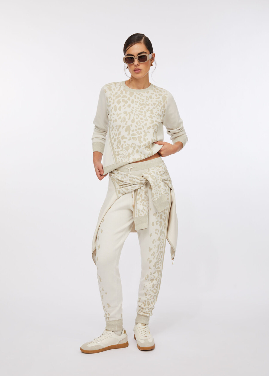 animal print jumper