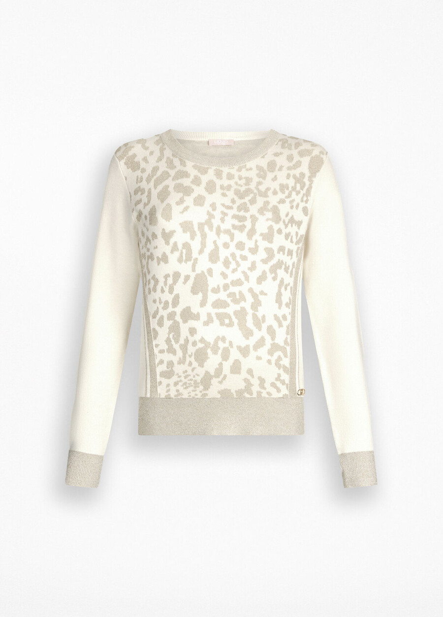 animal print jumper