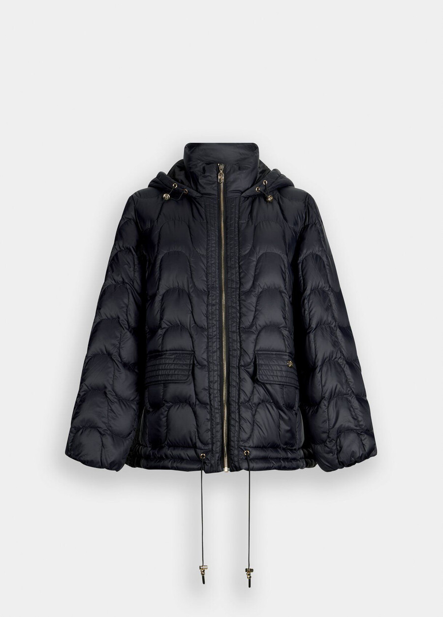 quilted nylon short coat