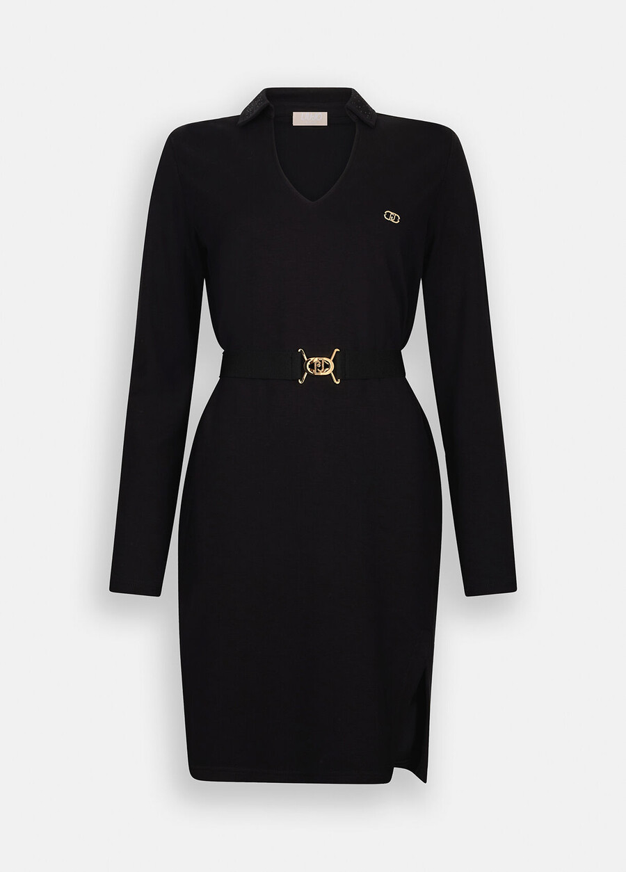 short dress with belt