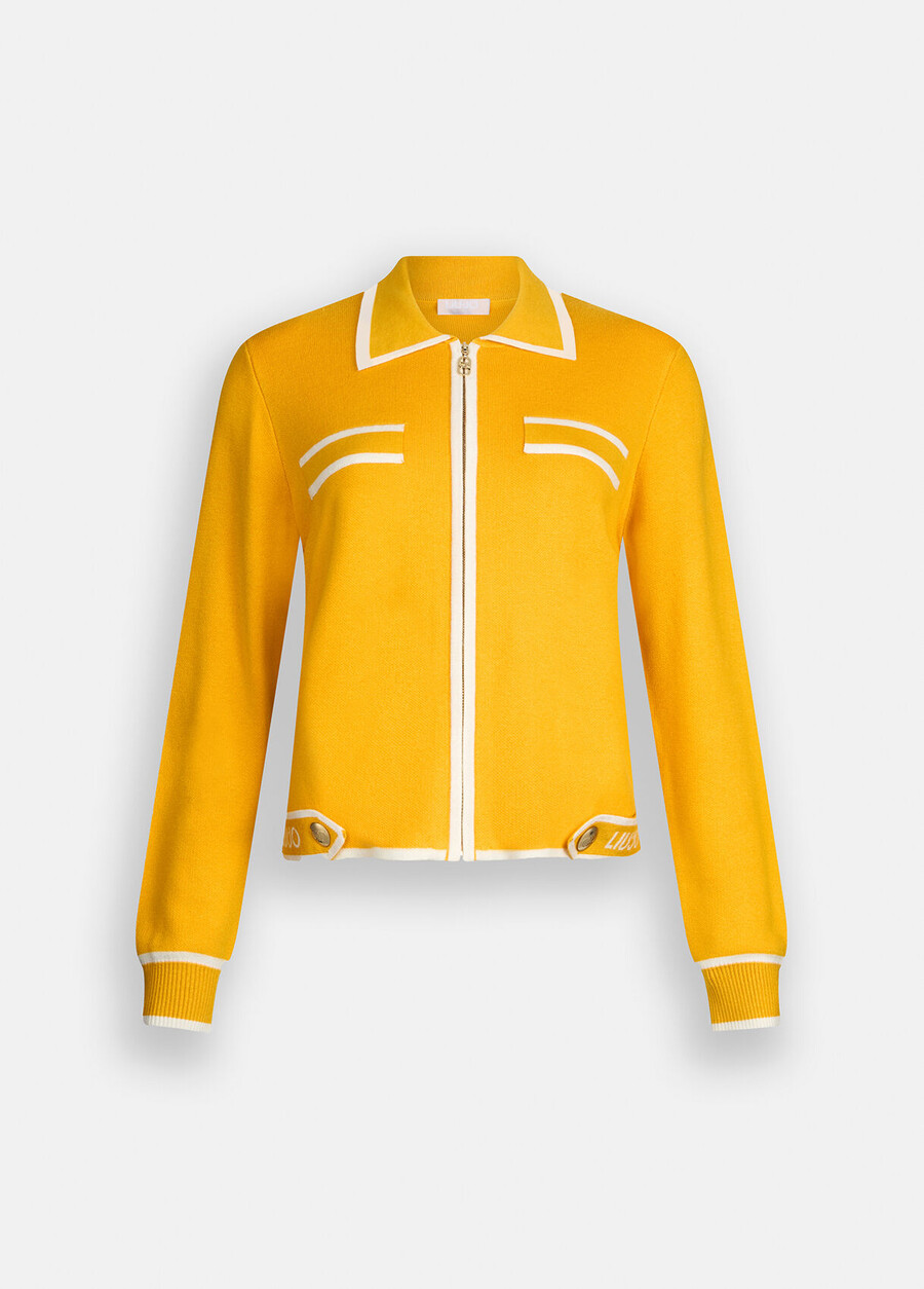 cardigan with zip