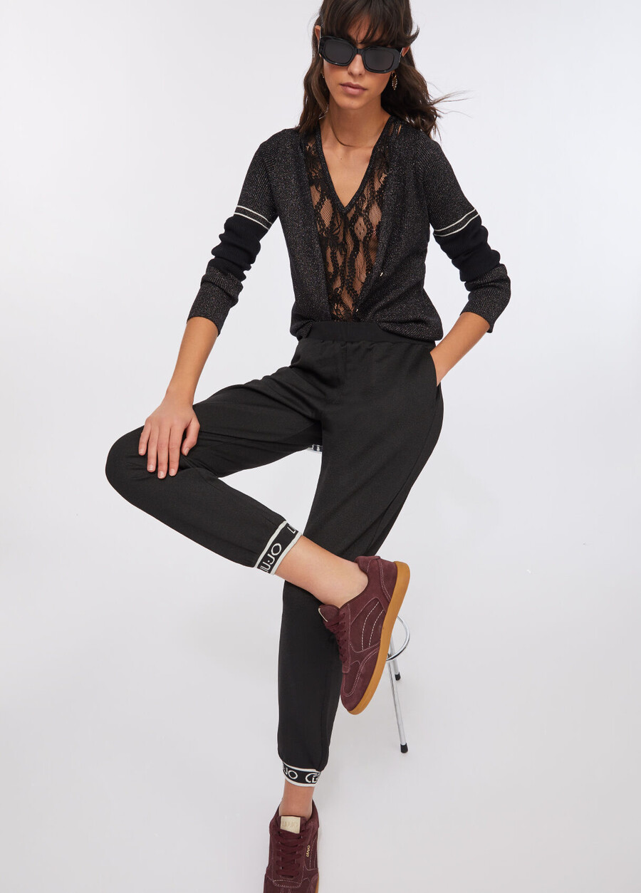 lurex joggers