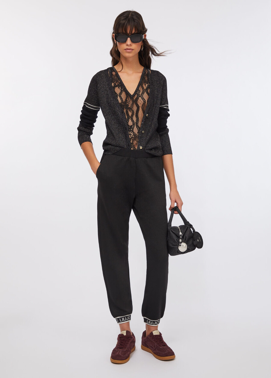 lurex joggers
