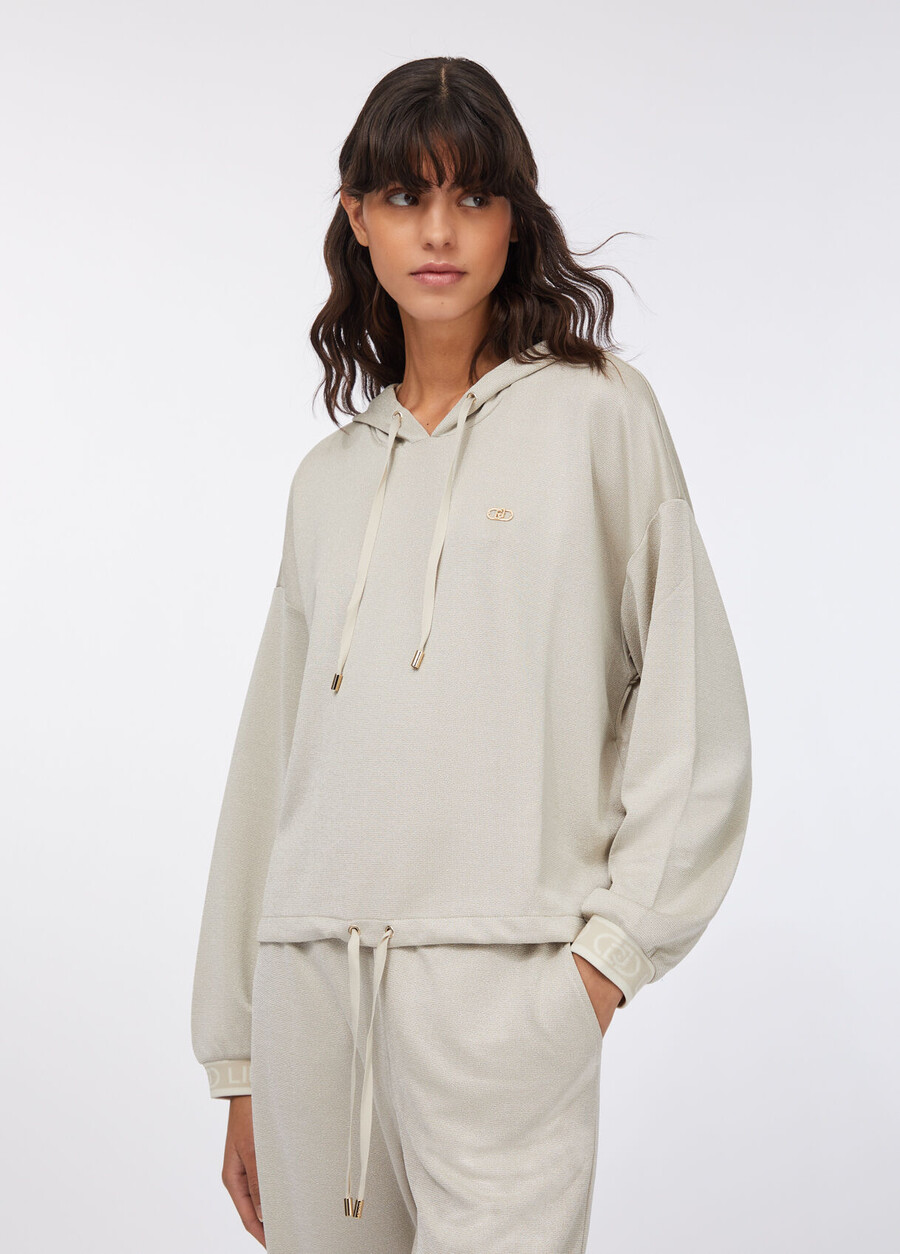 lurex hoodie