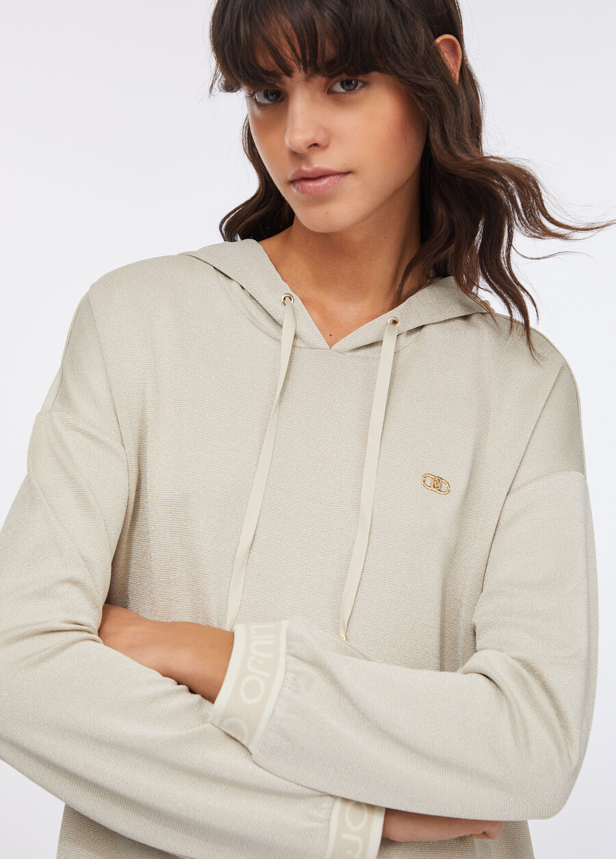 lurex hoodie