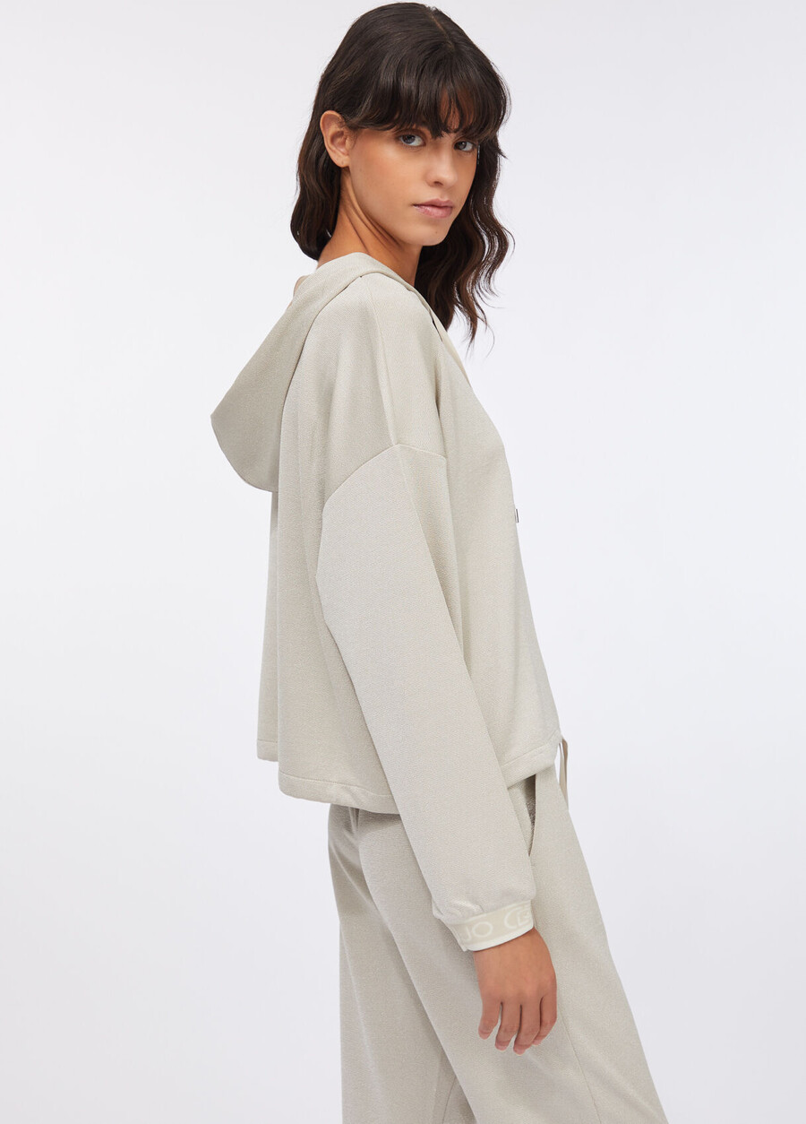 lurex hoodie