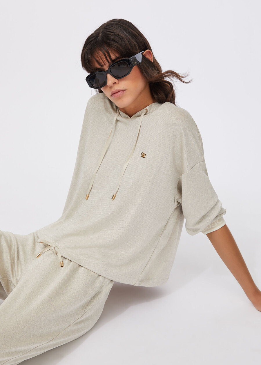 lurex hoodie