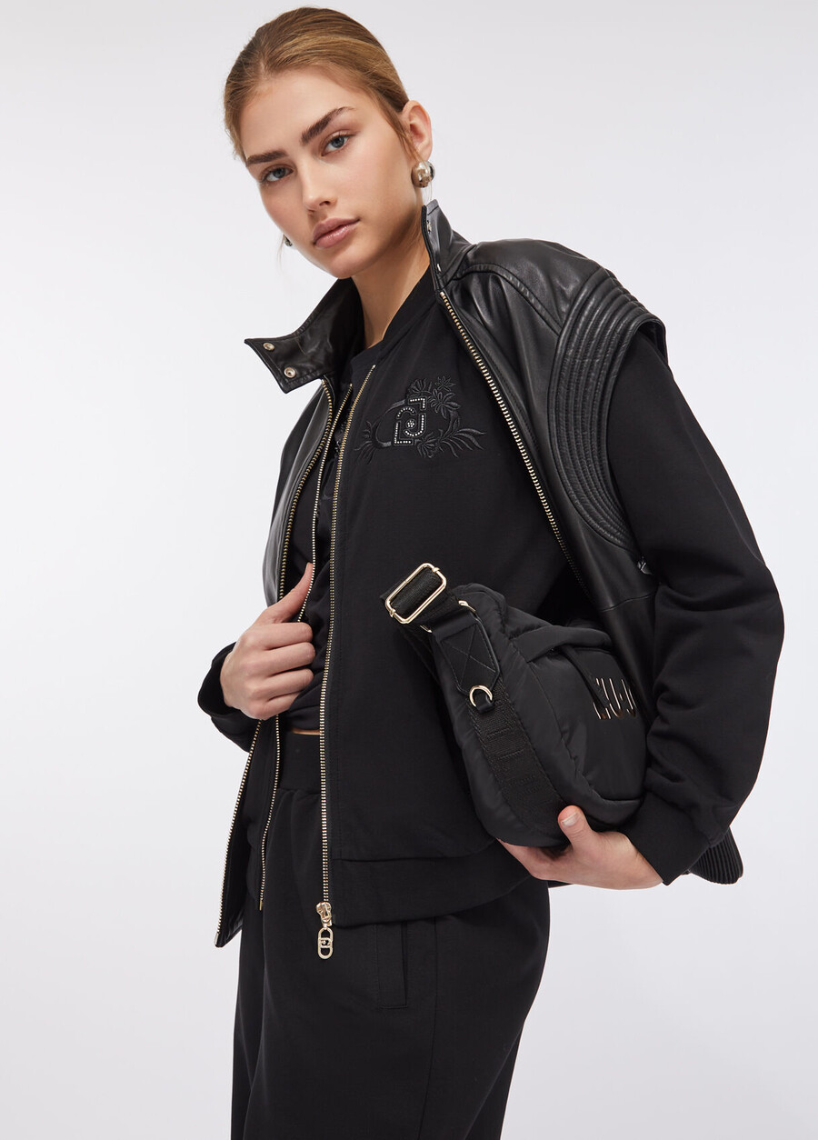 fleece bomber jacket