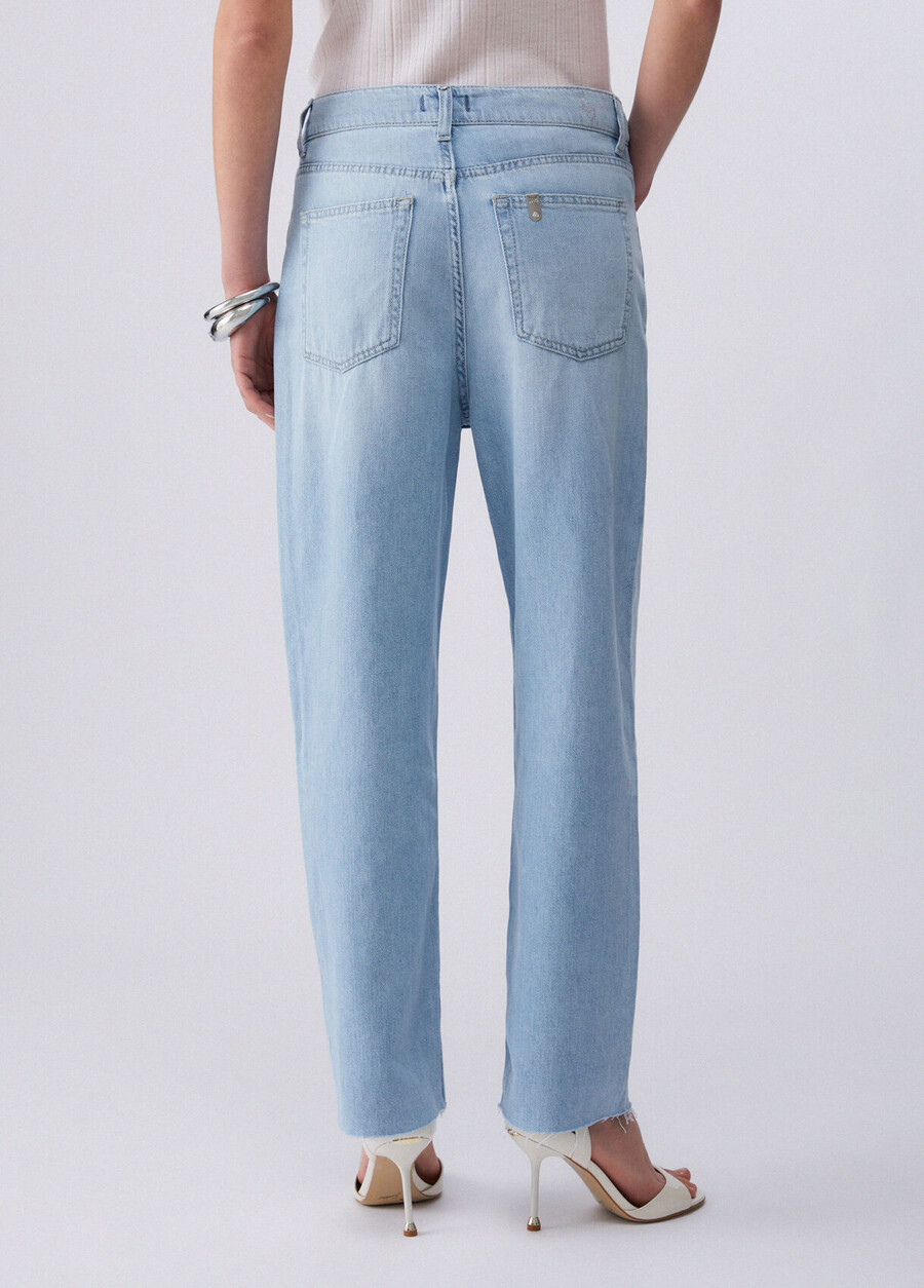 straight-leg jeans