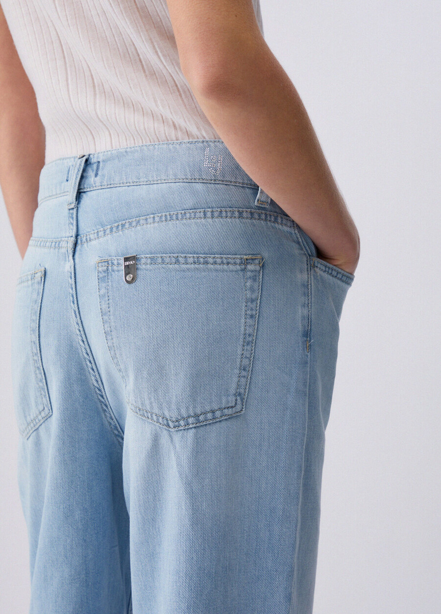 straight-leg jeans