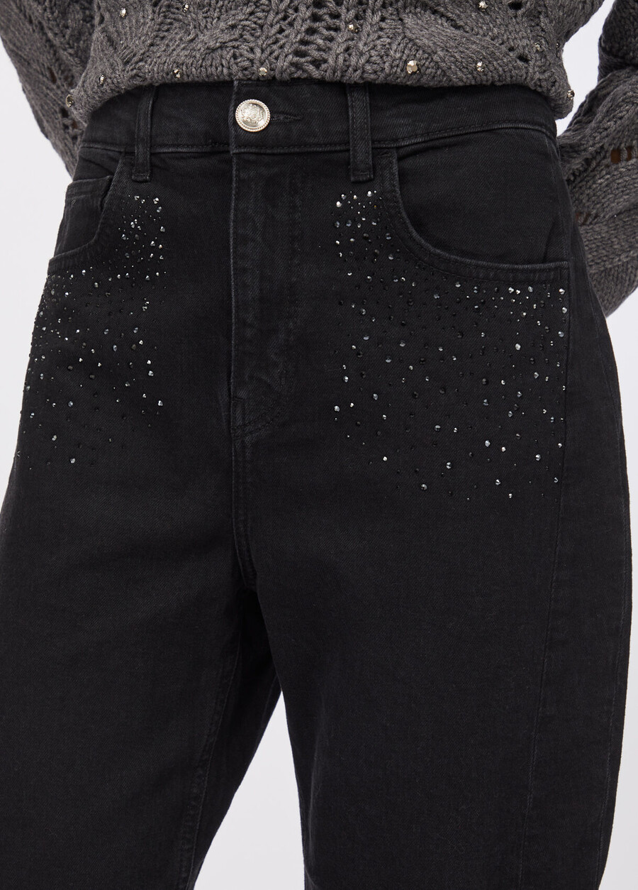iend jeans with rhinestone