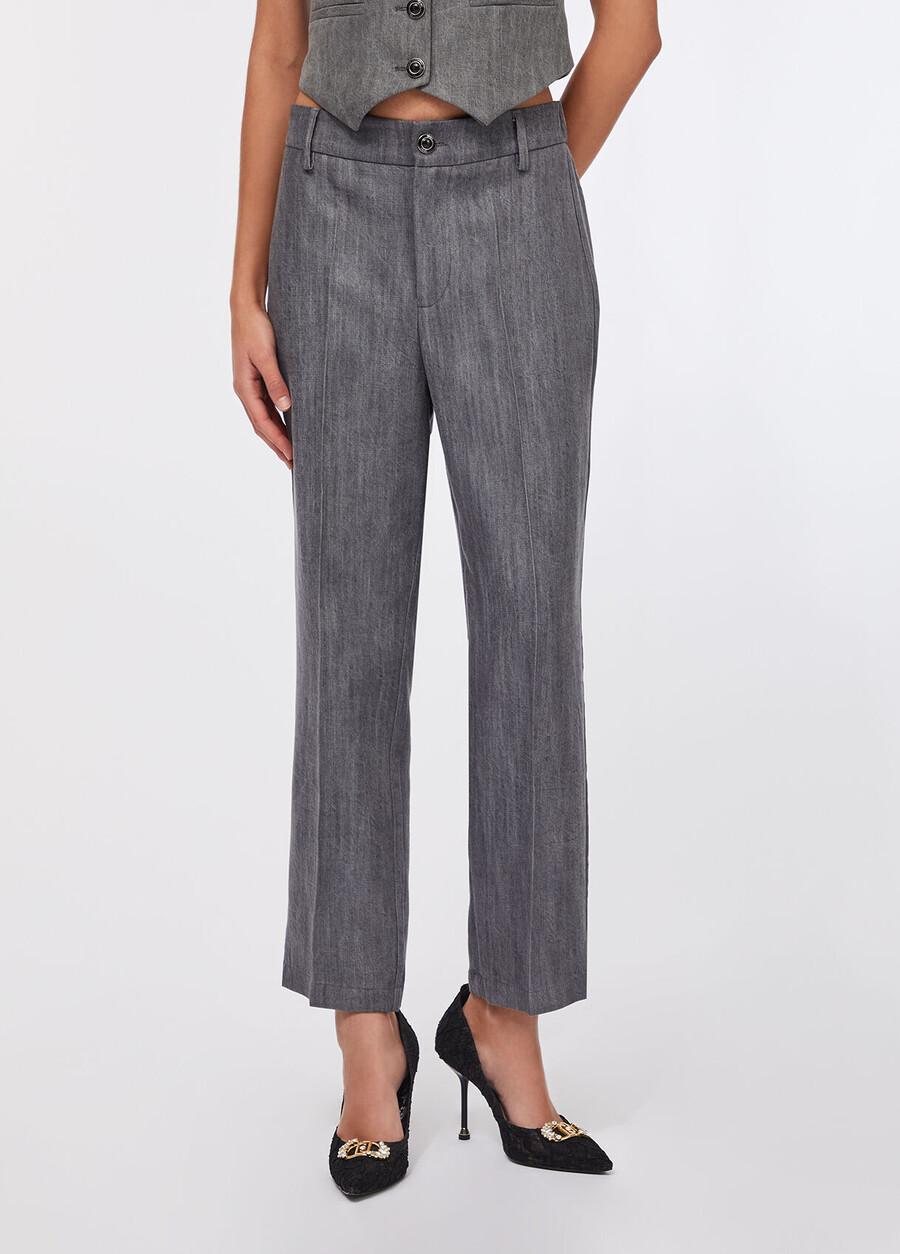 straight-leg jeans