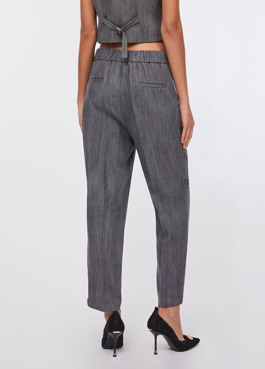 straight-leg jeans