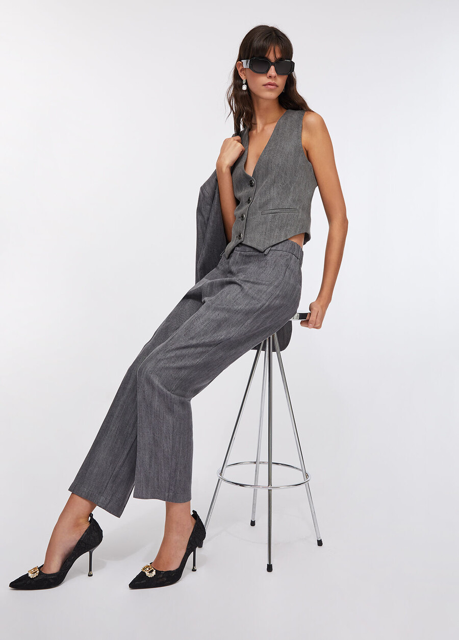 straight-leg jeans
