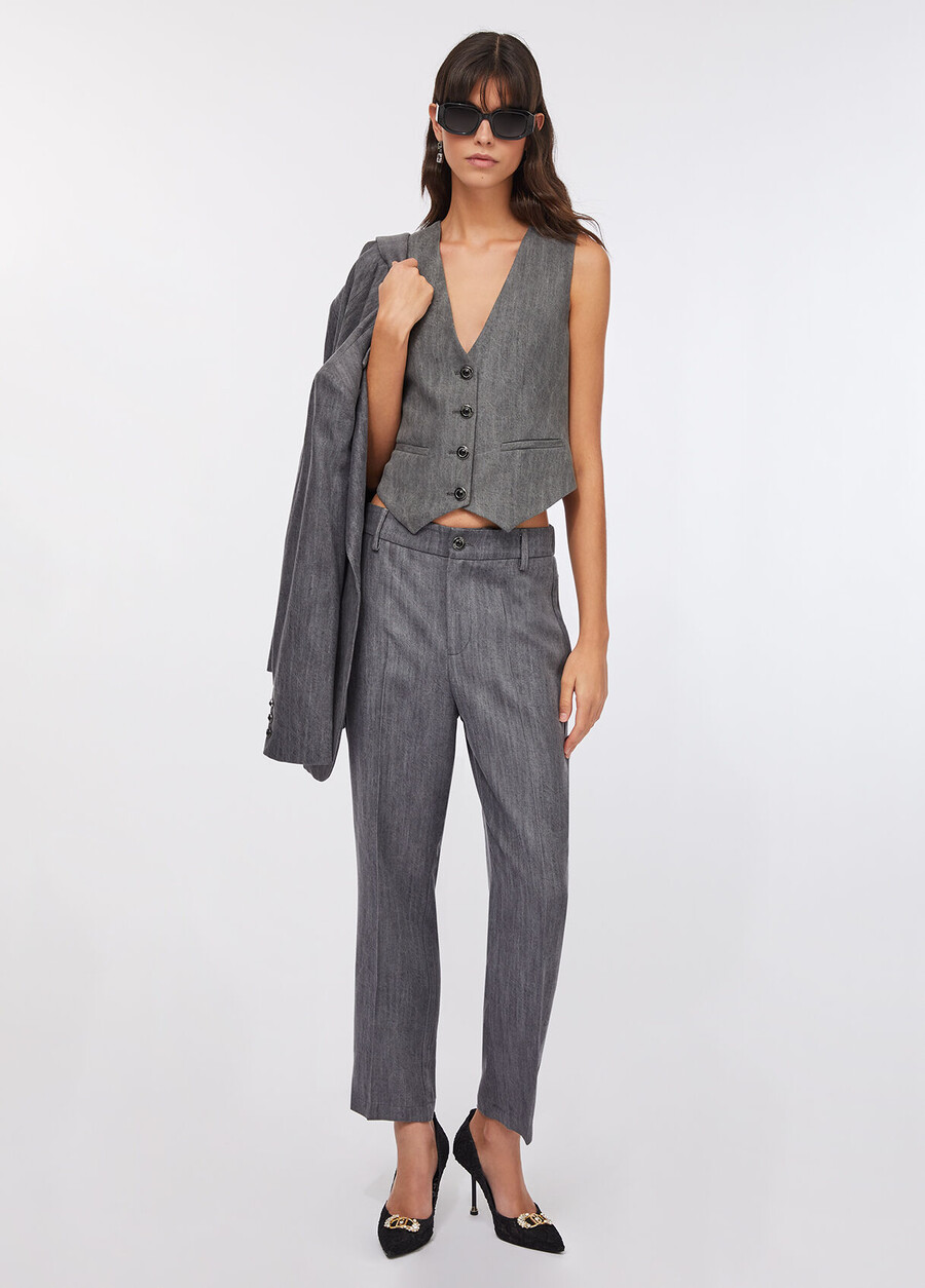 straight-leg jeans