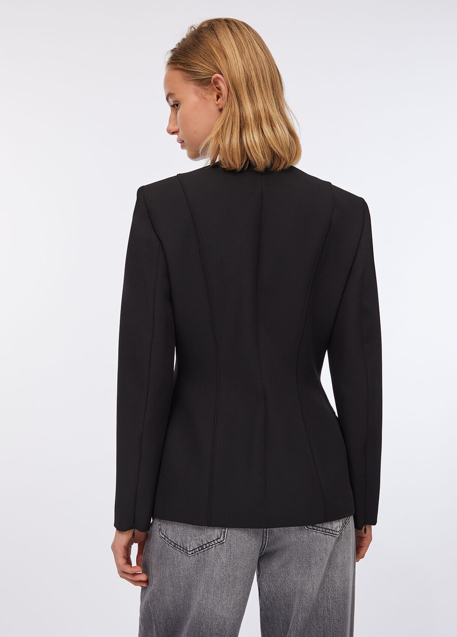 blazer with zip