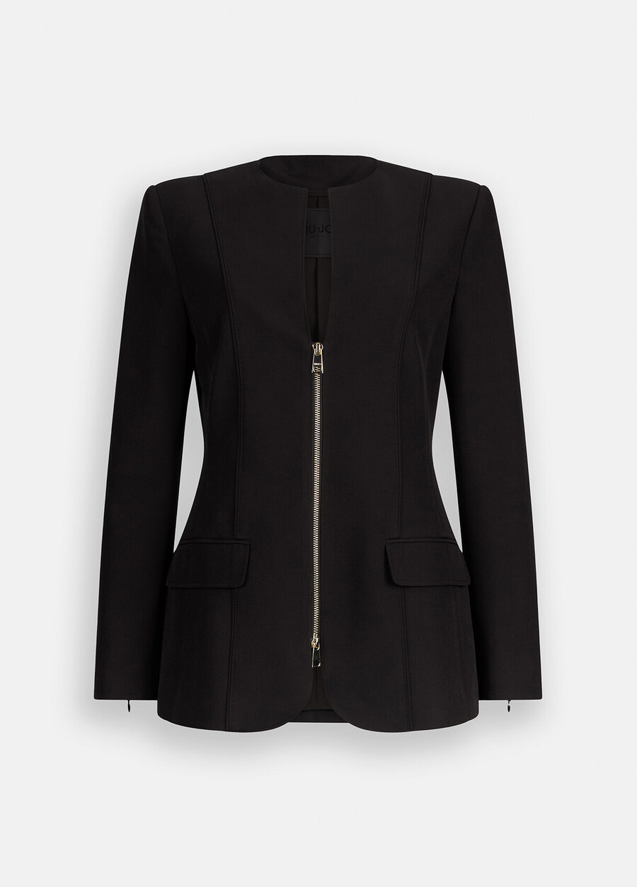 blazer with zip