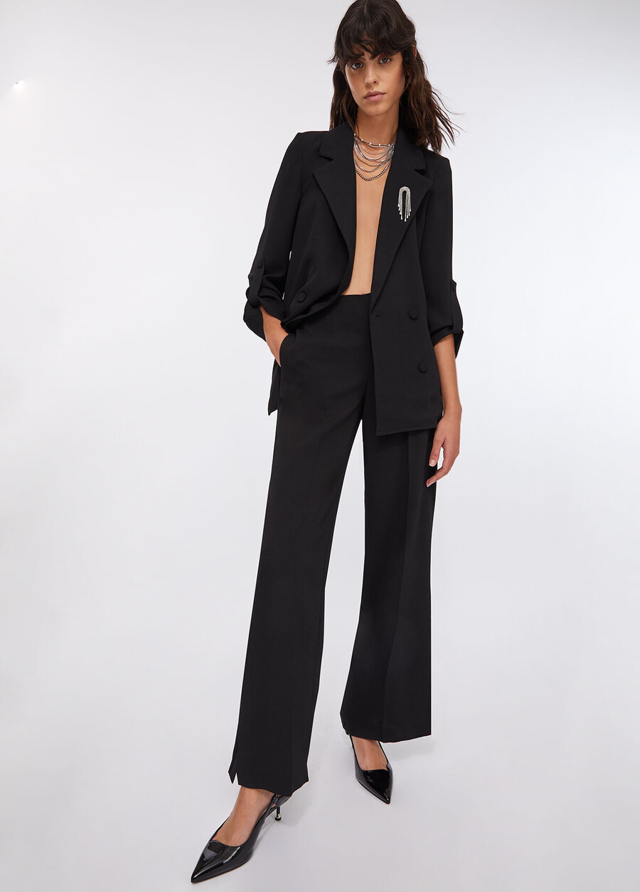 envers satin palazzo trousers