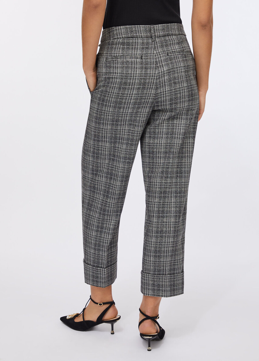 glen plaid trousers