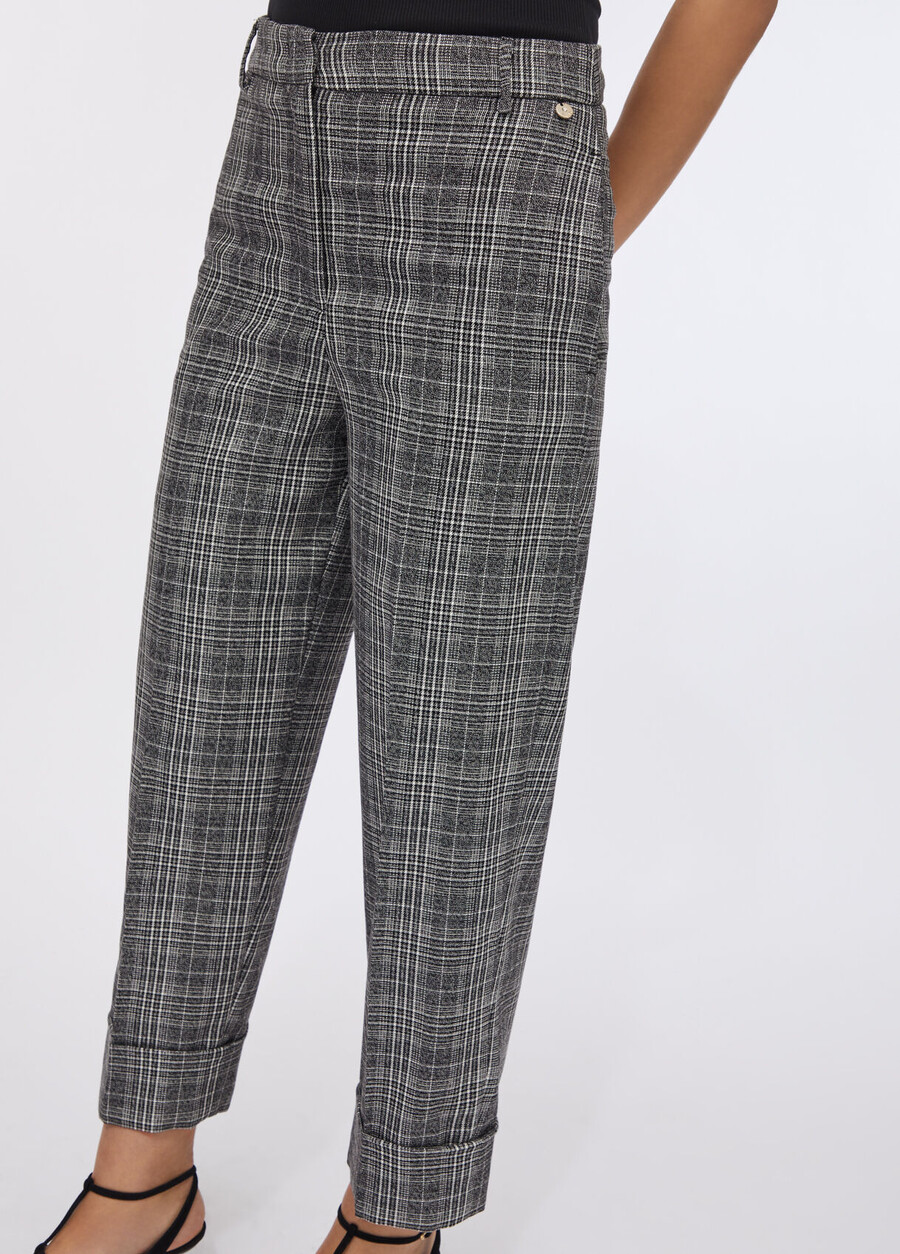 glen plaid trousers
