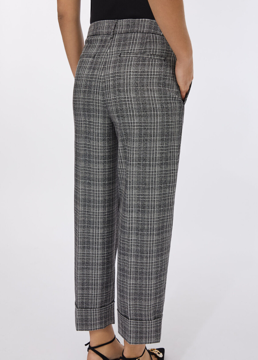 glen plaid trousers