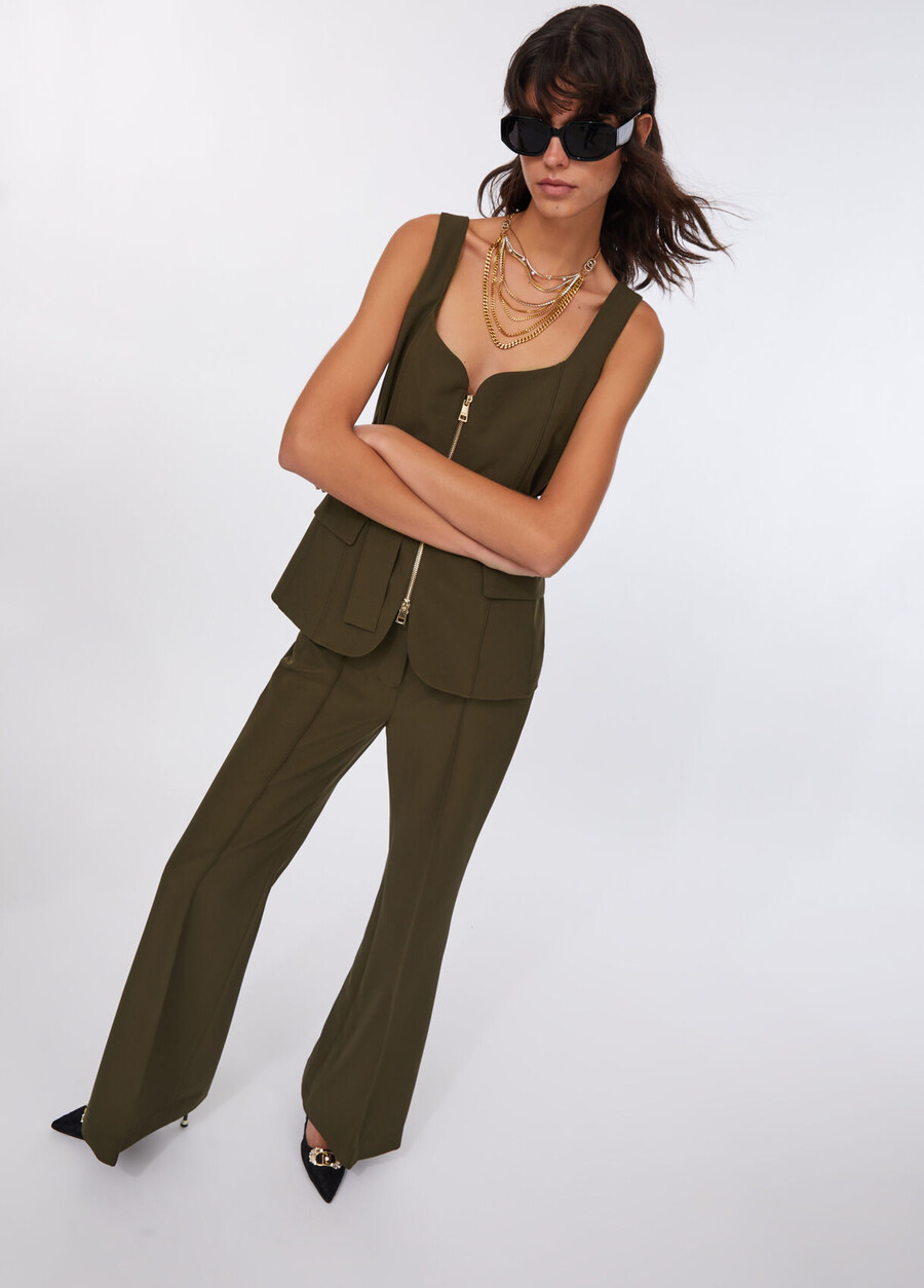 smart flared trousers