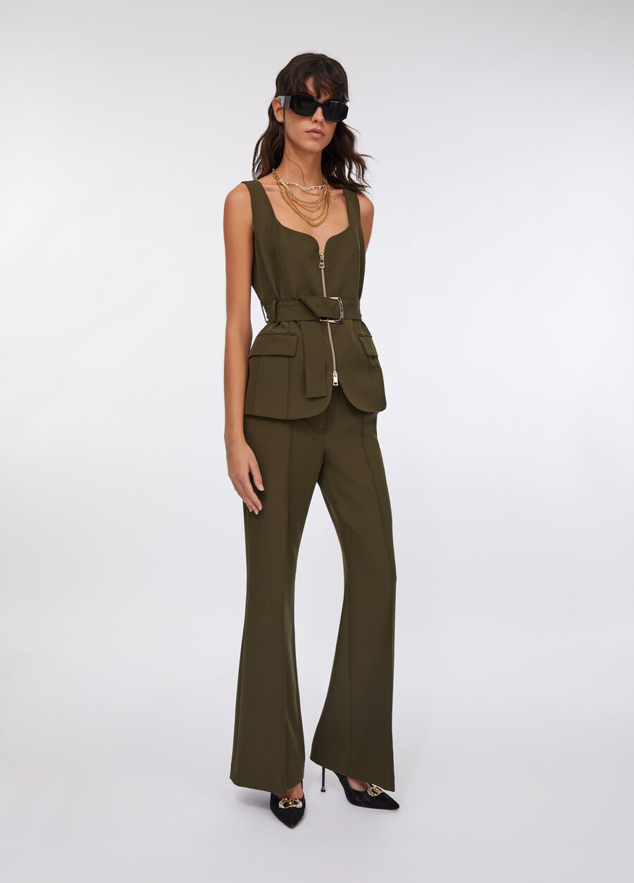 smart flared trousers