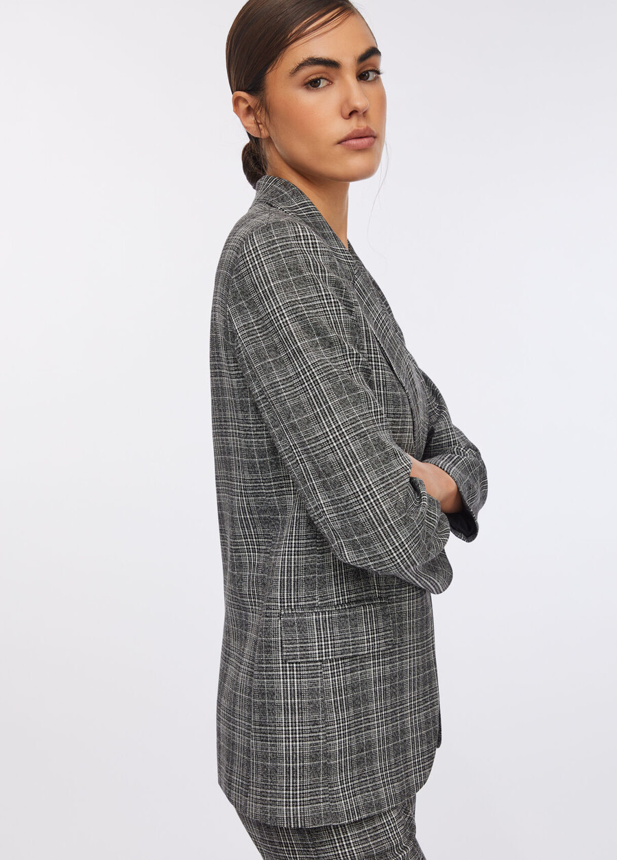 glen plaid blazer