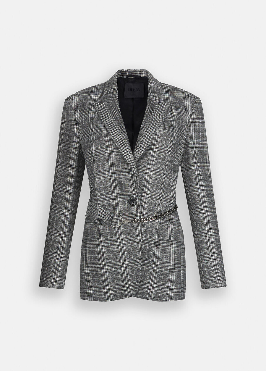 glen plaid blazer