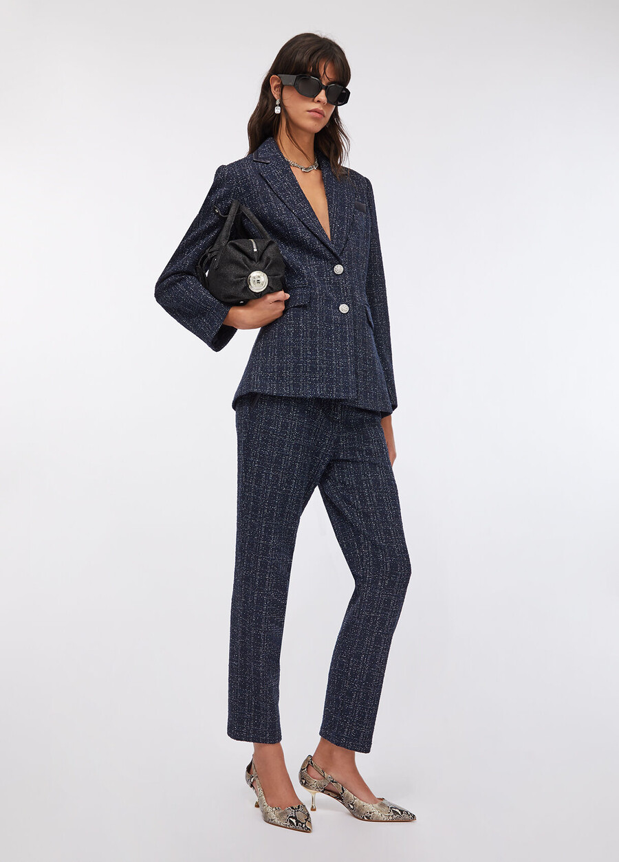 bouclé trousers