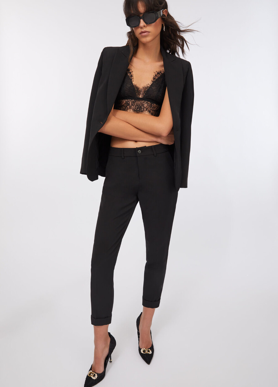 trousers with turn-ups
