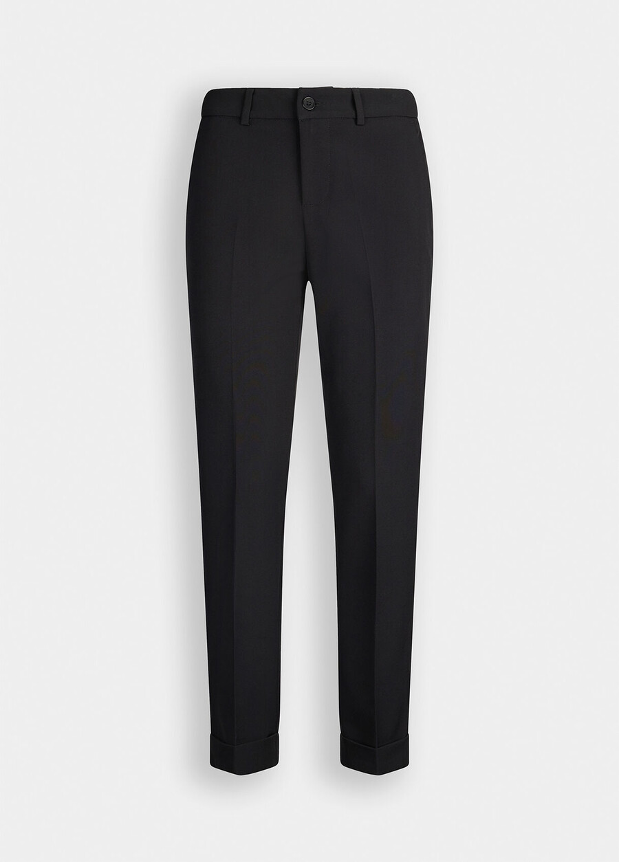 trousers with turn-ups