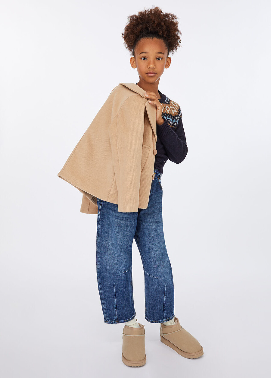 alpaca-blend jacquard jumper