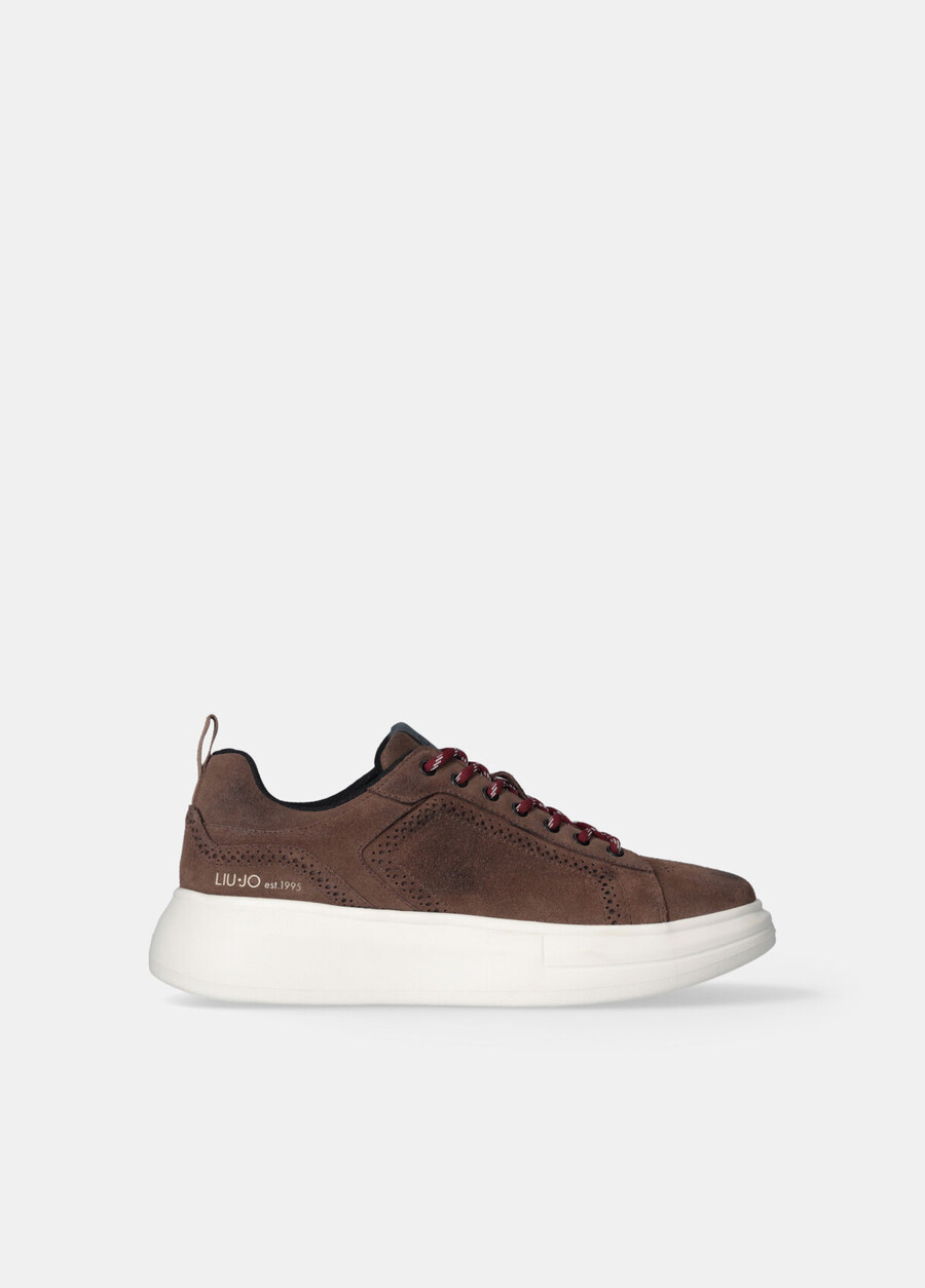 suede platform sneakers