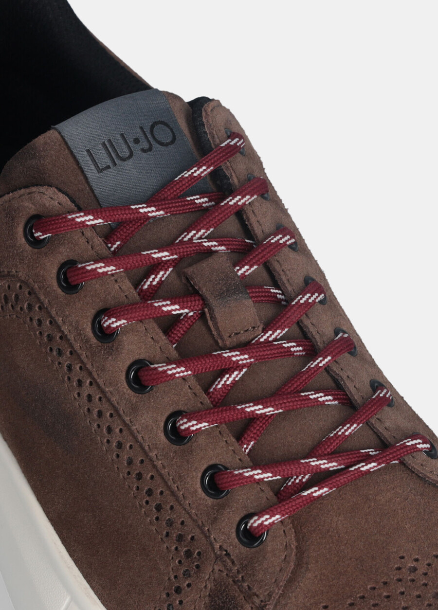suede platform sneakers