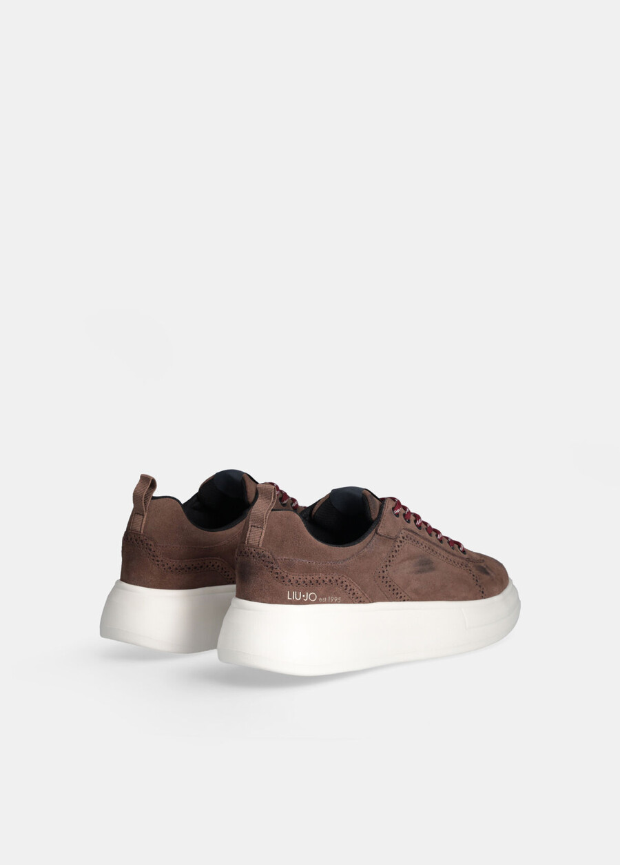 suede platform sneakers