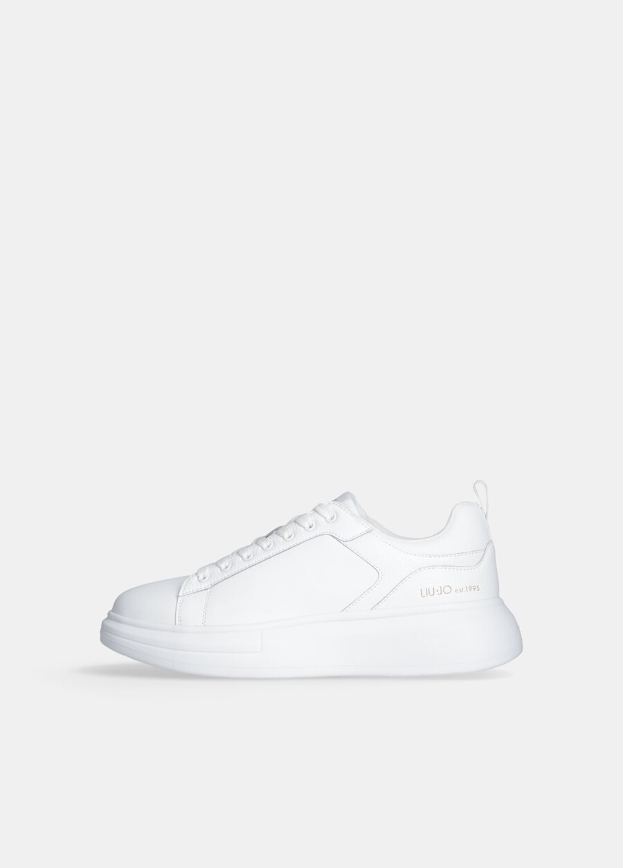 leather platform sneakers