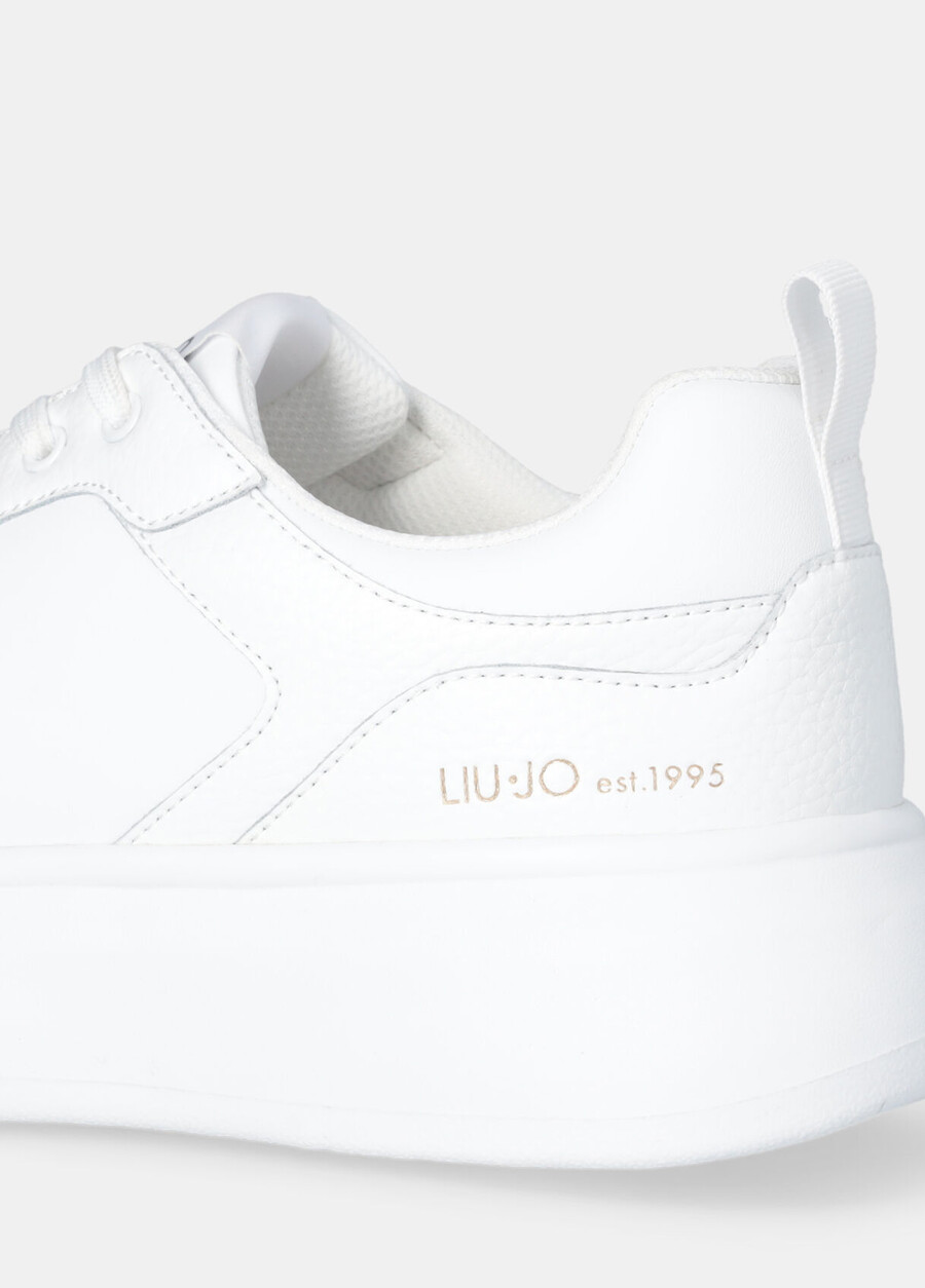 leather platform sneakers