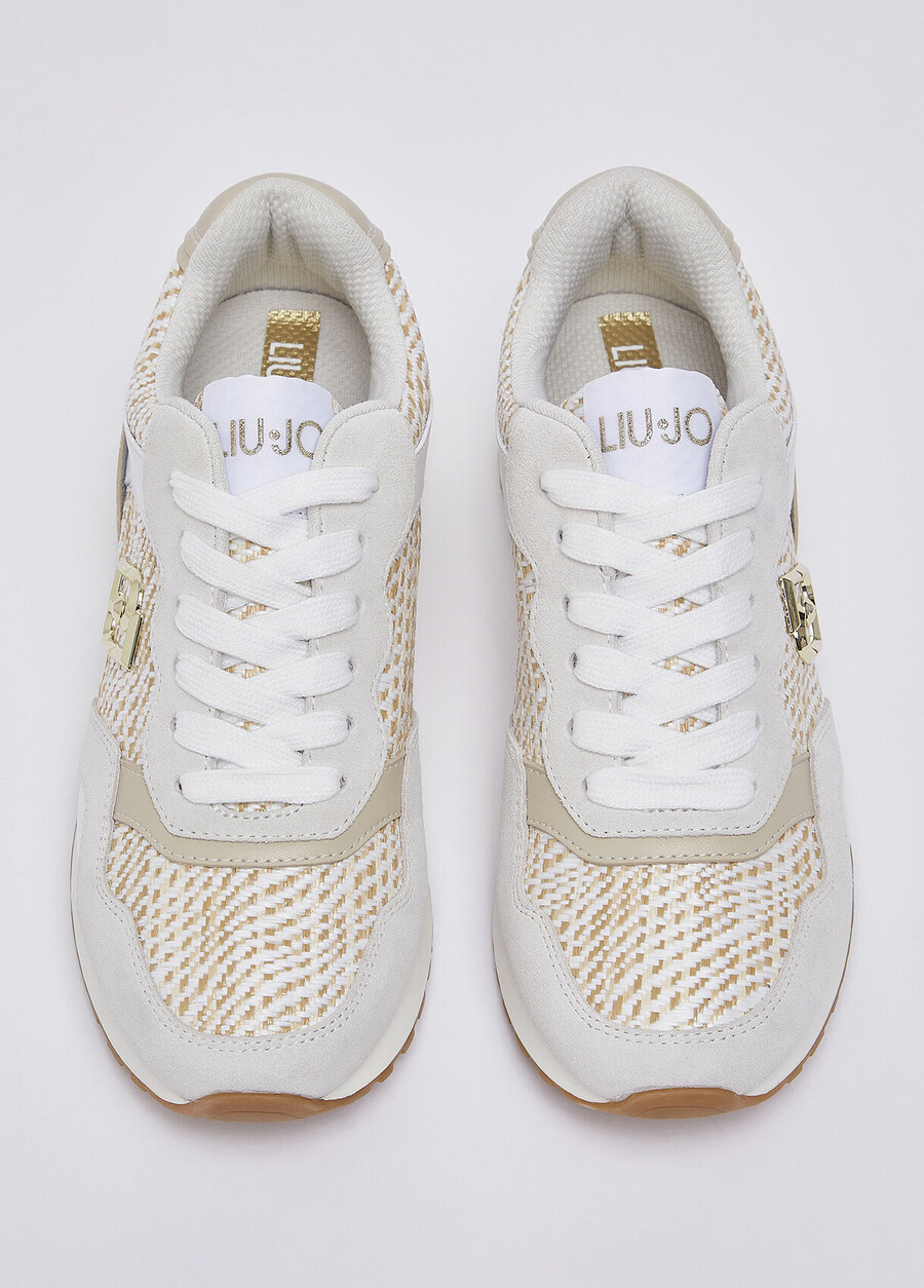 raffia sneakers