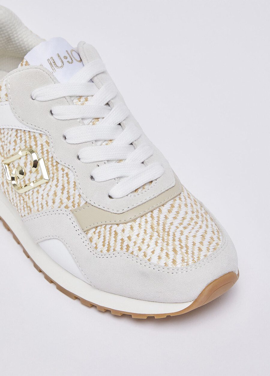 raffia sneakers