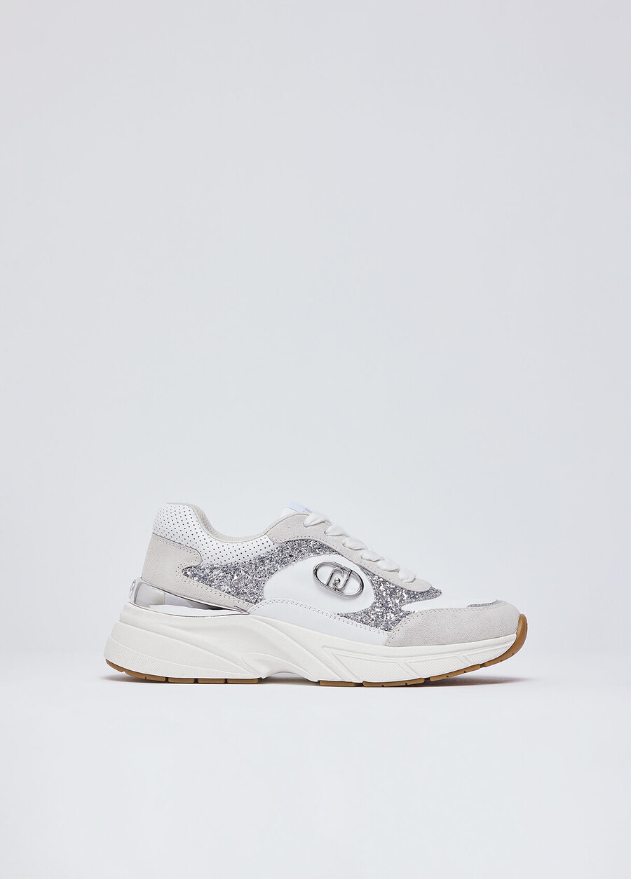 sneakers with glitter details